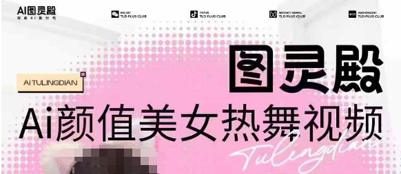 全网首发,原价988图灵殿AI颜值美女热舞视频,云端生图,轻松过原创-第一资源库