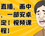 无绿布直播，画中画直播，一部安卓手机搞定-第一资源库