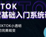Tiktok实操进阶课程,体验从tiktok小透明到大佬的完美蜕变-第一资源库